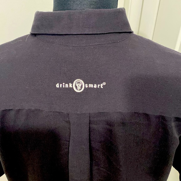 Devon & Jones BLACK BEAUTY BARTENDER / RUM Button Down Textured SHIRT |Size L - Picture 6 of 11